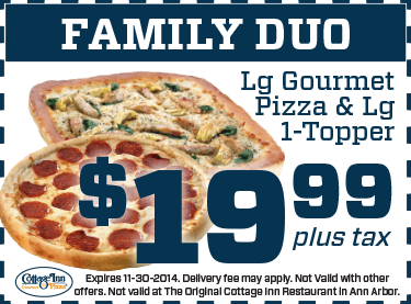 Cottage Inn Coupon